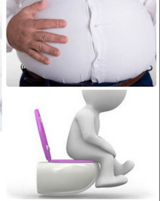 Constipation and bloating are signs of parasites in the body